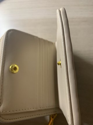 Portafoglio Miu Miu Beige e Dorato
