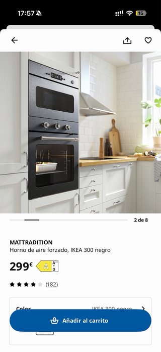 Horno IKEA MATTRADITION Negro
