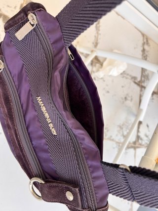 Bolso morado Macadamia Duck
