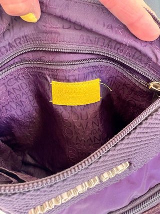 Bolso morado Macadamia Duck