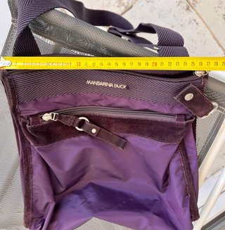 Bolso morado Macadamia Duck