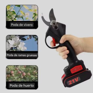Tijeras Podar Recargables (2 Baterías)