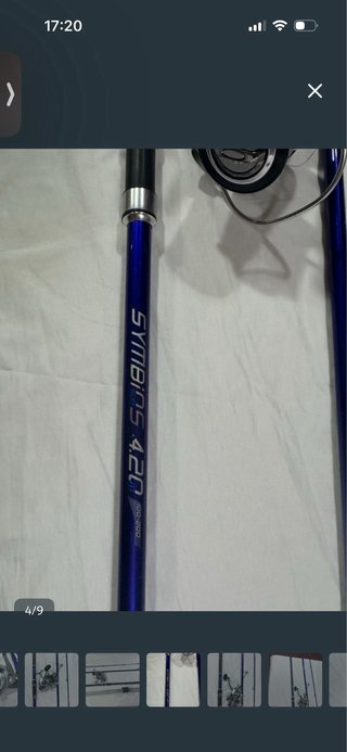 Carretes de pesca con hilo
