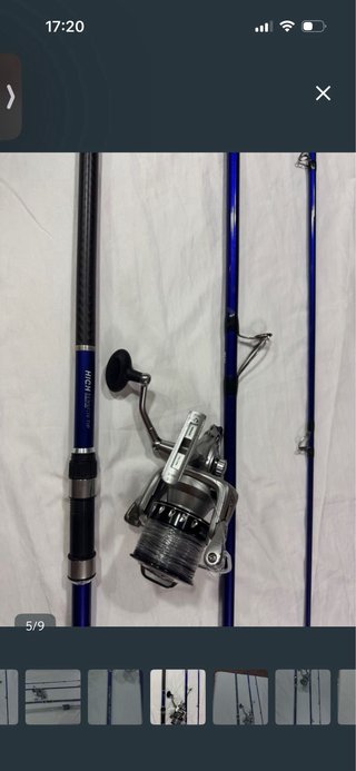 Carretes de pesca con hilo
