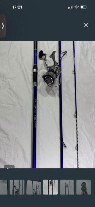Carretes de pesca con hilo