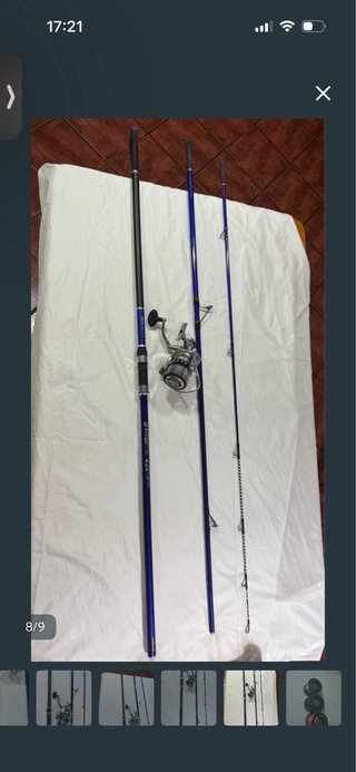 Carretes de pesca con hilo
