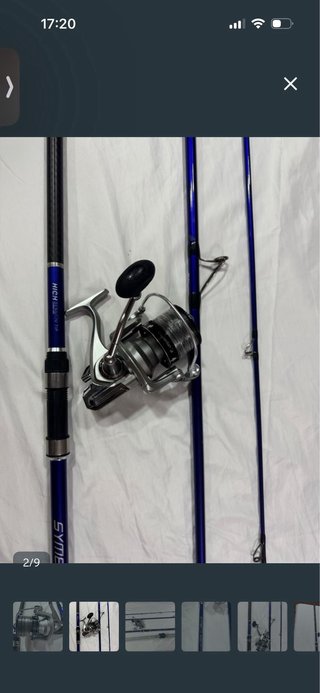 Carretes de pesca con hilo
