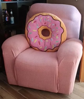 Sillón reclinable beige + 2 fundas
