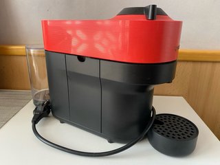 Cafetera Krups Nespresso Vertuo Pop Roja