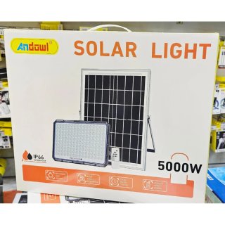 Faro Solare 5000w con Pannello e Telecomando