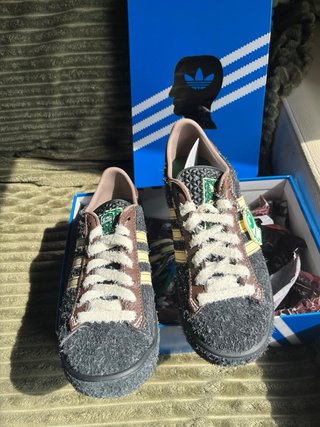 Adidas x Brain Dead Zapatillas Grises Marrones 38