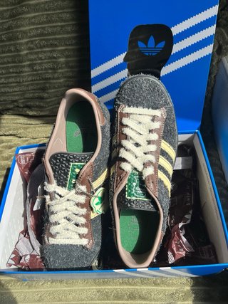 Adidas x Brain Dead Zapatillas Grises Marrones 38