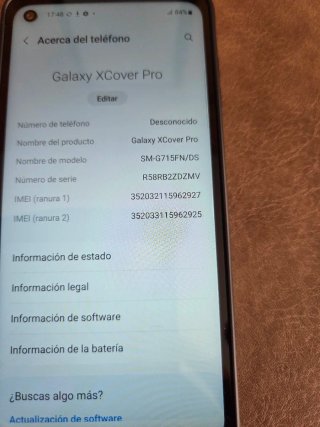 Samsung Galaxy XCover Pro Nero - Nuovo
