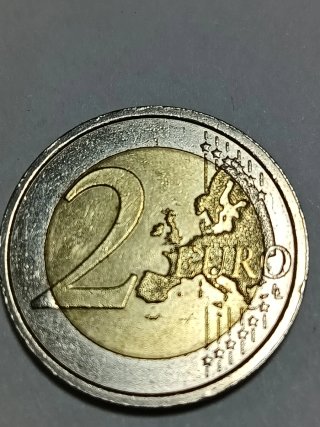 Moneda 2€ Italia 2008 Dante Alighieri