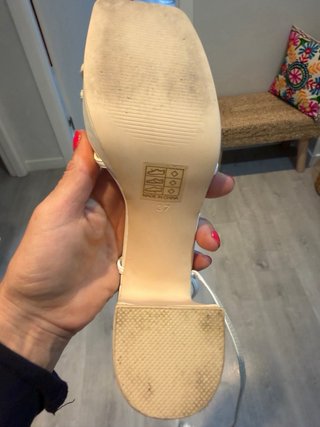 Sandalias NLY Shoes Blancas