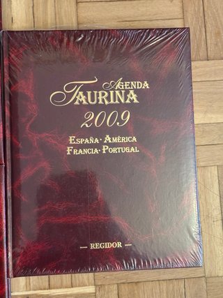 Lote Agendas Taurinas 2002, 2005, 2007, 2008, 2009