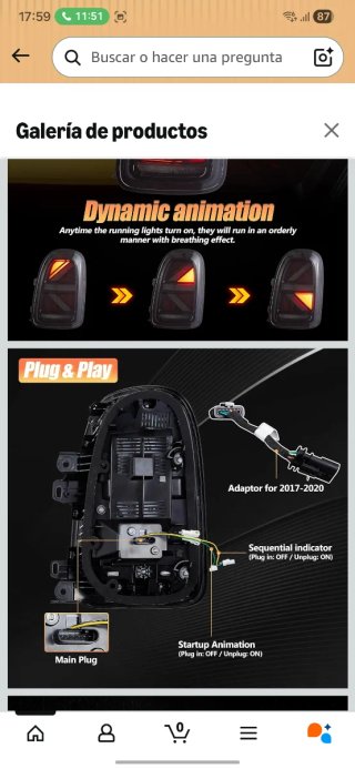 Luces Traseras VLAND Mini Countryman F60
