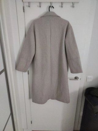 Abrigo Cortefiel Paño Beige