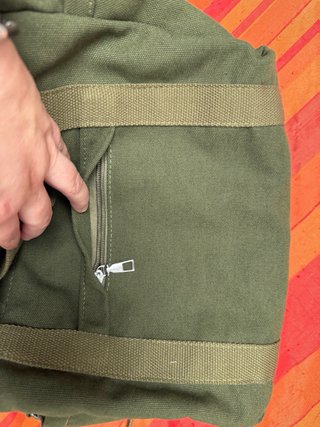 Bolso grande verde militar