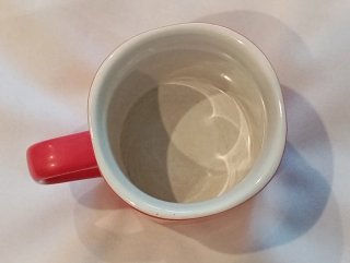 Taza cerámica Nescafé Roja