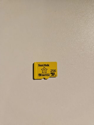 Carta Micro SD SanDisk 256GB Nintendo Switch