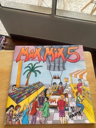 Tres discos de vinilo long-play