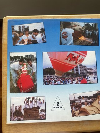 Tres discos de vinilo long-play