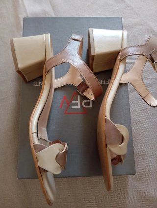 Sandali A.BI.MA Made in Italy Beige/Marrone