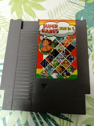 Cartucho Super Games 360 in 1 NES Nintendo pal