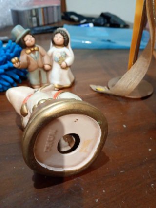 Set Thun portacandele con 3 statuette