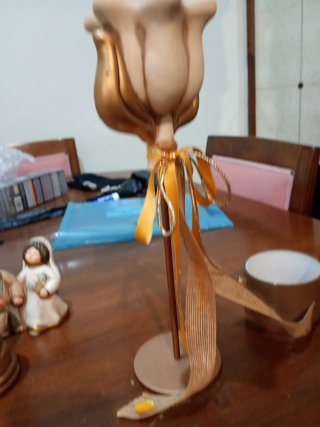 Set Thun portacandele con 3 statuette