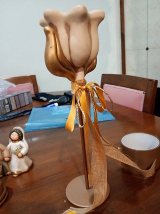 Set Thun portacandele con 3 statuette