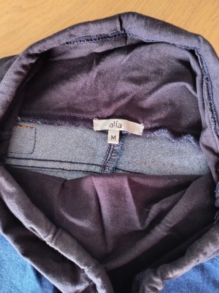 Jeans premaman blu