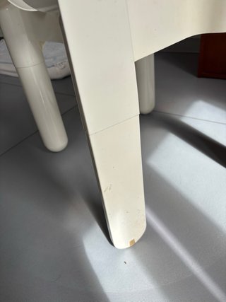 Sedia Kartell Joe Colombo 4867 Bianca
