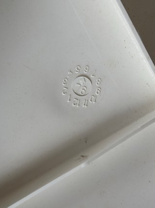 Sedia Kartell Joe Colombo 4867 Bianca