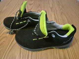 Zapatos de seguridad Anibal Negros y Verdes
