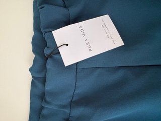 Pantalón de campana azul petróleo de Pura Vida