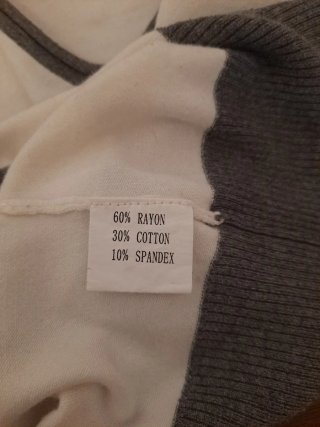 Pullover donna V vintage misto cotone Nuna Lie