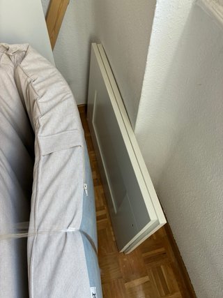 Cama IKEA BRIMNES Blanca con colchones incluidos