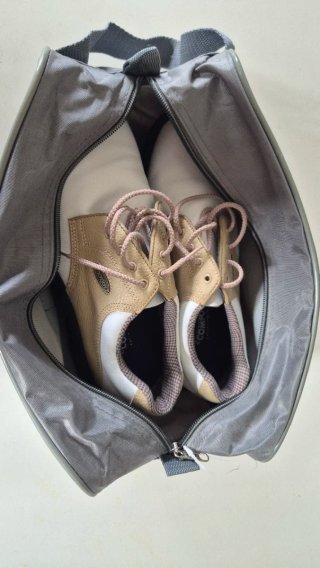 Zapatos de Golf FootJoy Mujer Blancos y Beige