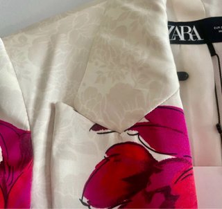 Blazer Zara Estampado Floral