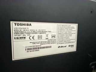 Televisor Toshiba Negro