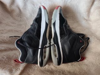 Sneakers Nike Jordan Flight nere e rosse