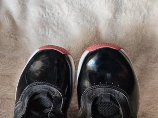 Sneakers Nike Jordan Flight nere e rosse