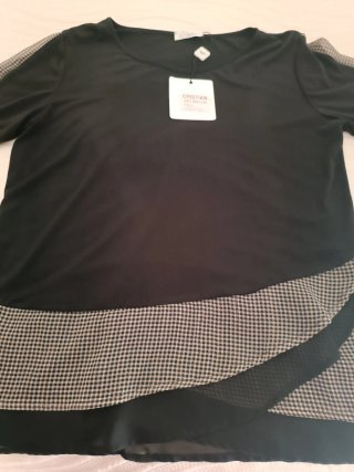 Blusa elegante kristian taglia L ma veste 46/48