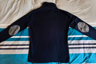 Jersey Springfield cuello vuelto azul Talla M