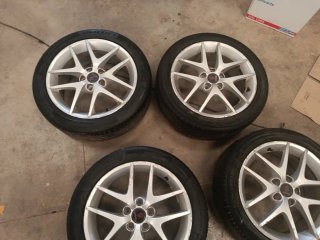 Llantas saab vector 17 con neumáticos