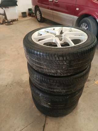 Llantas saab vector 17 con neumáticos