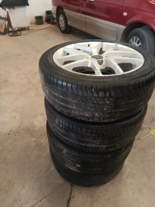 Llantas saab vector 17 con neumáticos