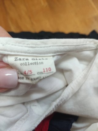 Nuevo! Conjunto 4 años camiseta y shorts niña